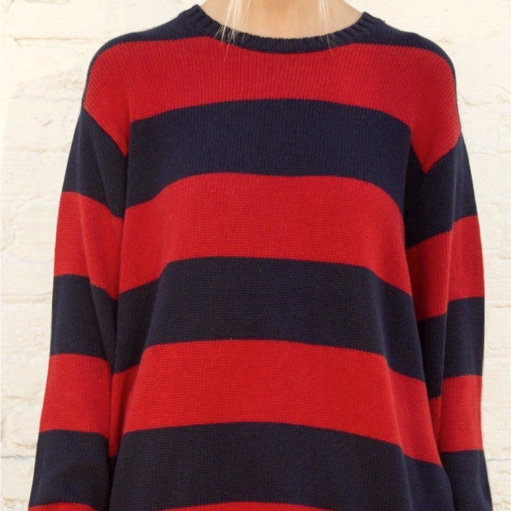 John Galt Oversized Striped Sweater